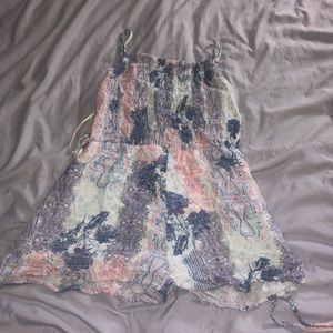 Medium Pink and blue romper - only worn once